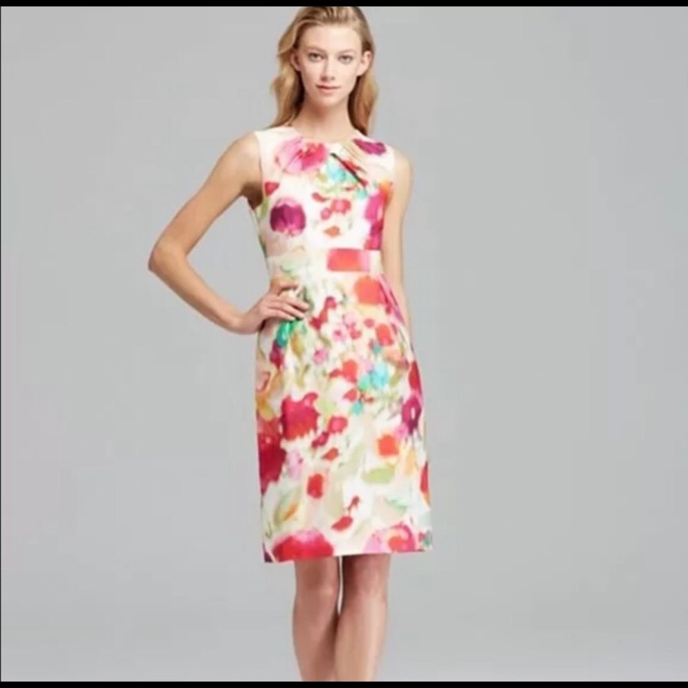 Kate Spade Watercolor Floral Dress